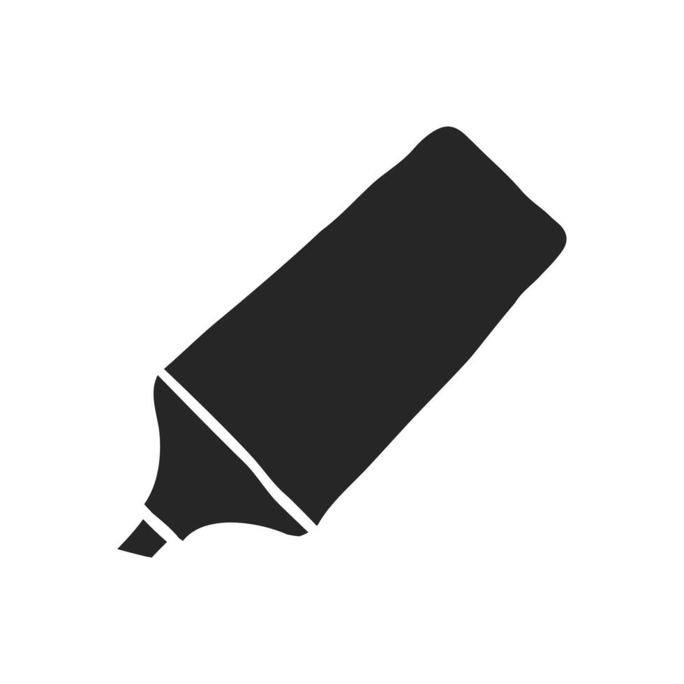 Hand drawn High light pen vector illustration