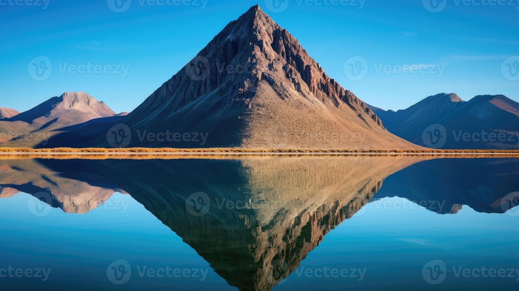 AI generated fishing pyramid lake ai generated photo