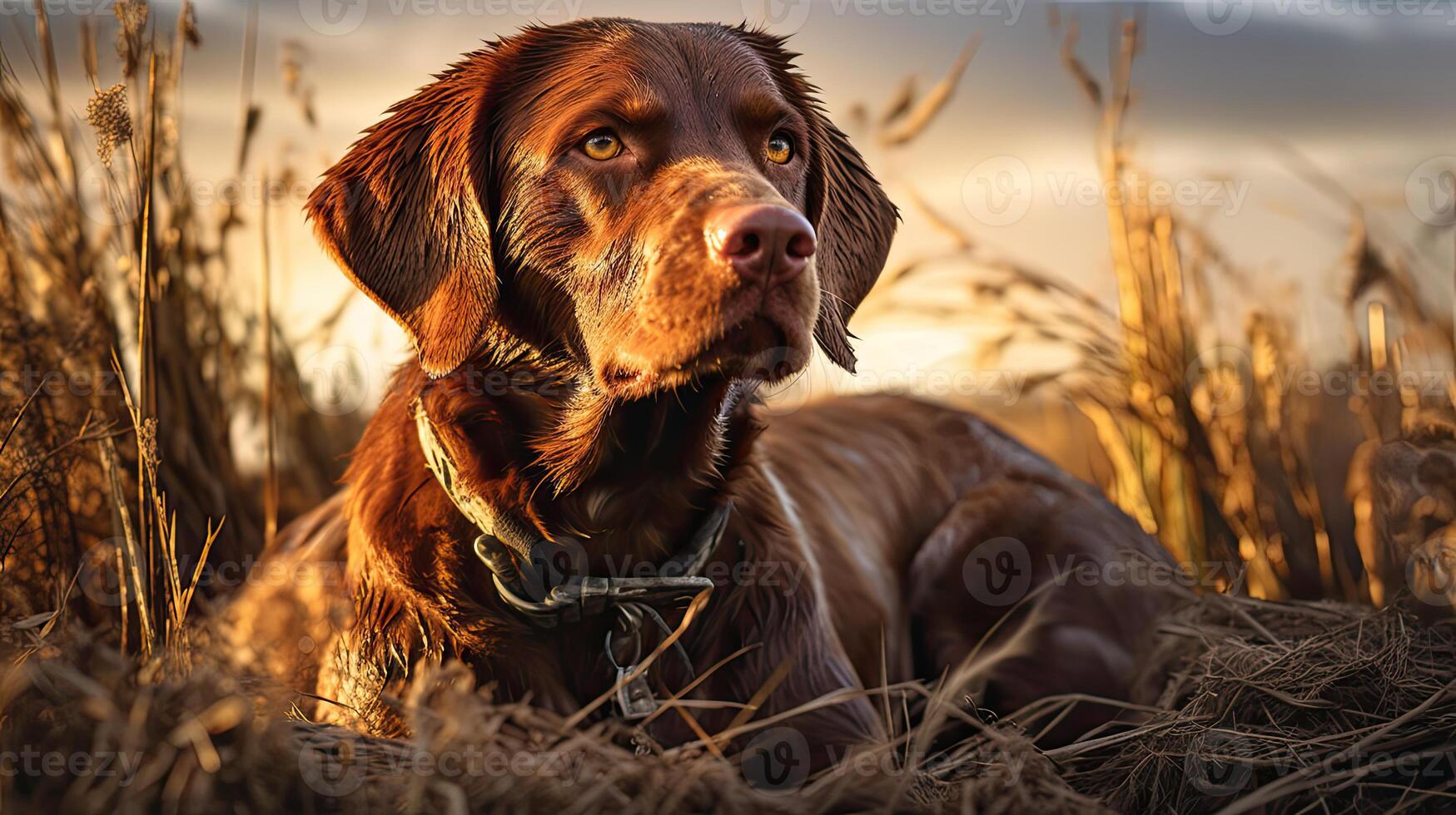 AI generated scent dog hunting ai generated photo