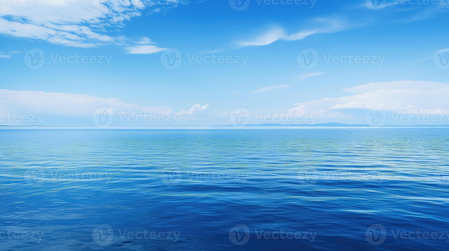 AI generated ocean navy blue water color ai generated photo