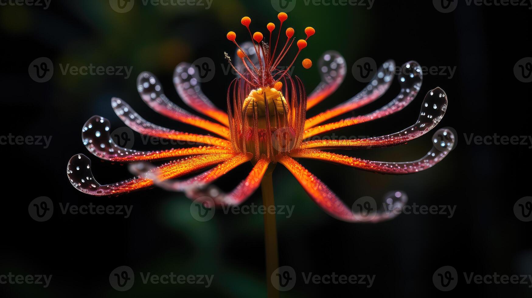 AI generated insect mosquito flower ai generated photo