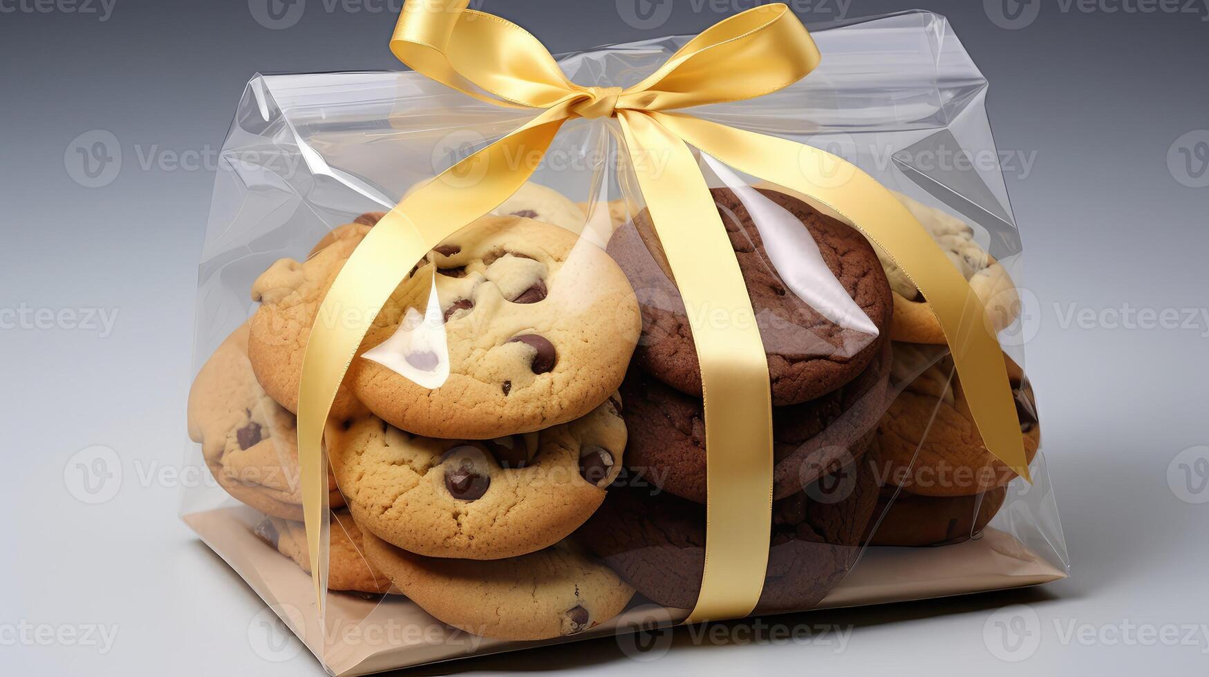 AI generated delicious cookie package ai generated photo