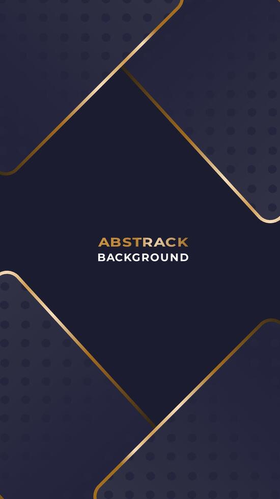 Vertical background black and gold luxury vector