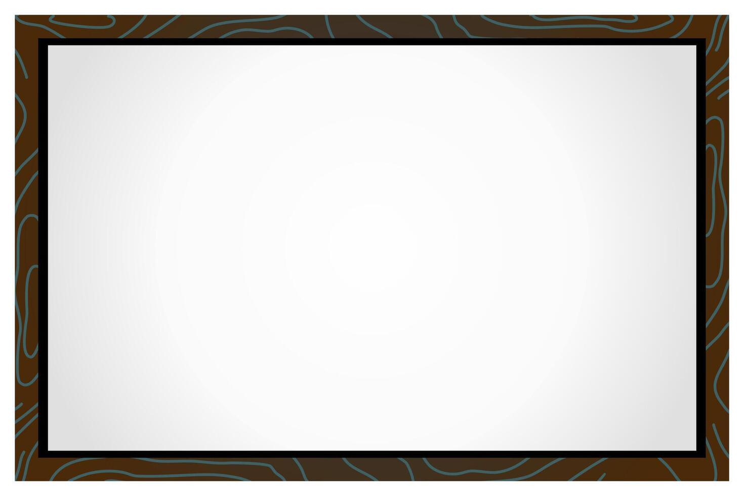 Frame with Wood texture vector