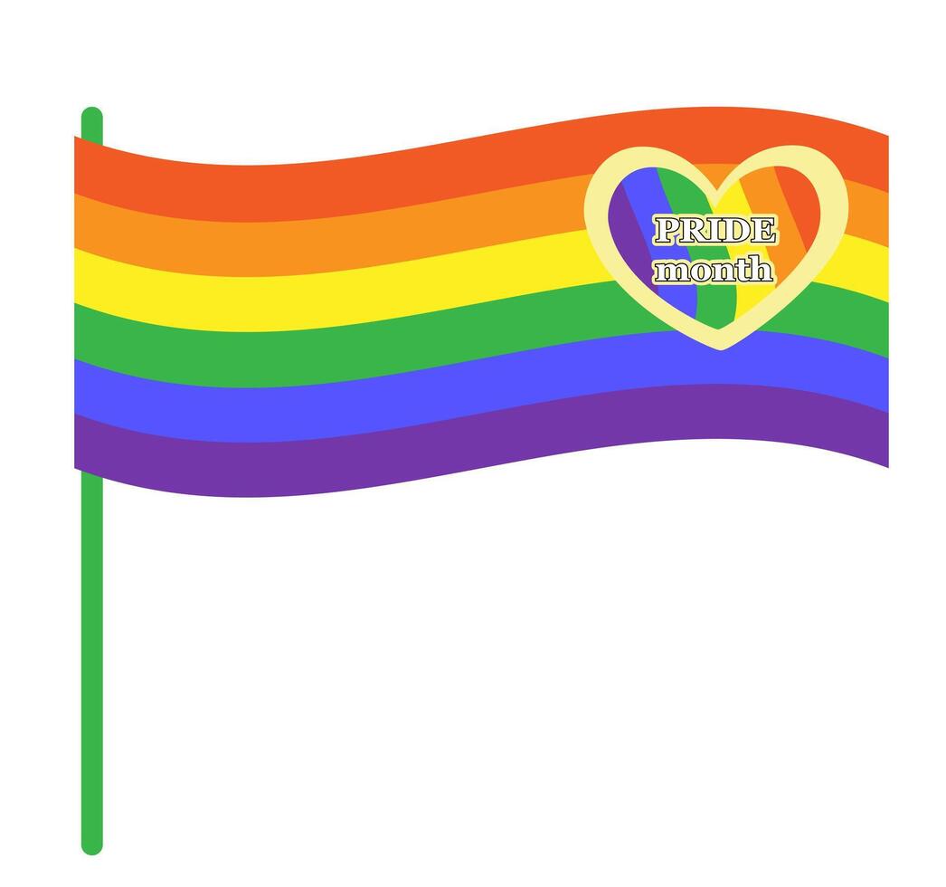 arcoíris. imitación de acuarela. brillante vector ilustración.rojo, naranja, amarillo, verde, azul, púrpura texturizado rayas. gay orgullo lgbt bandera.