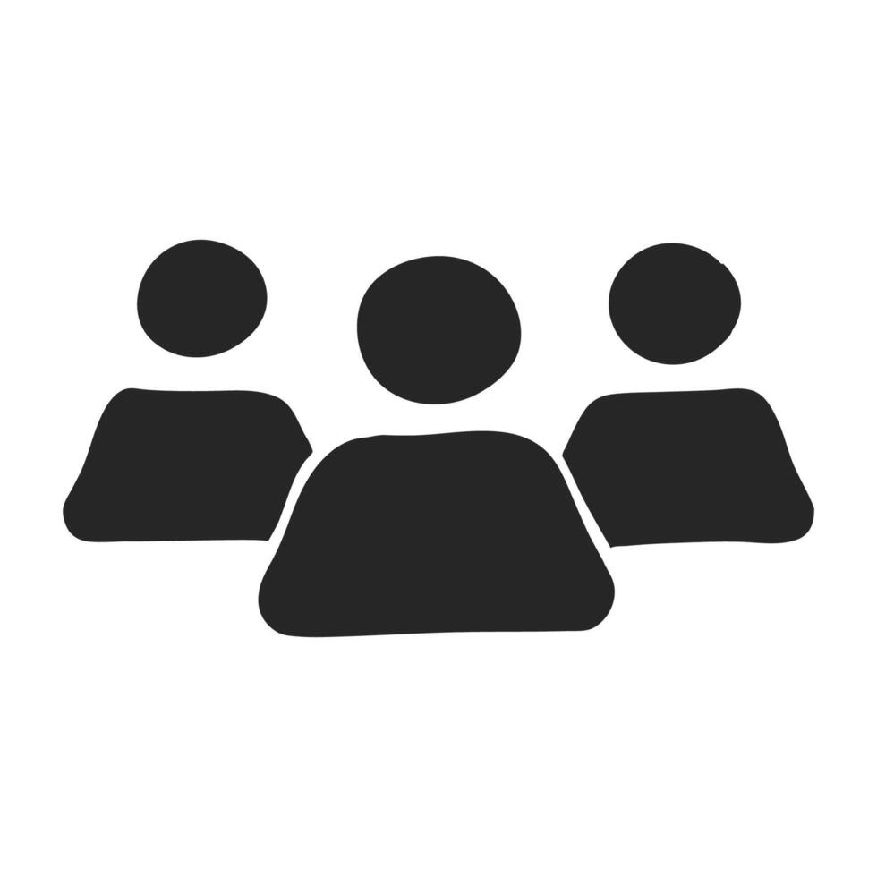 Hand drawn Teamwork vector illustration