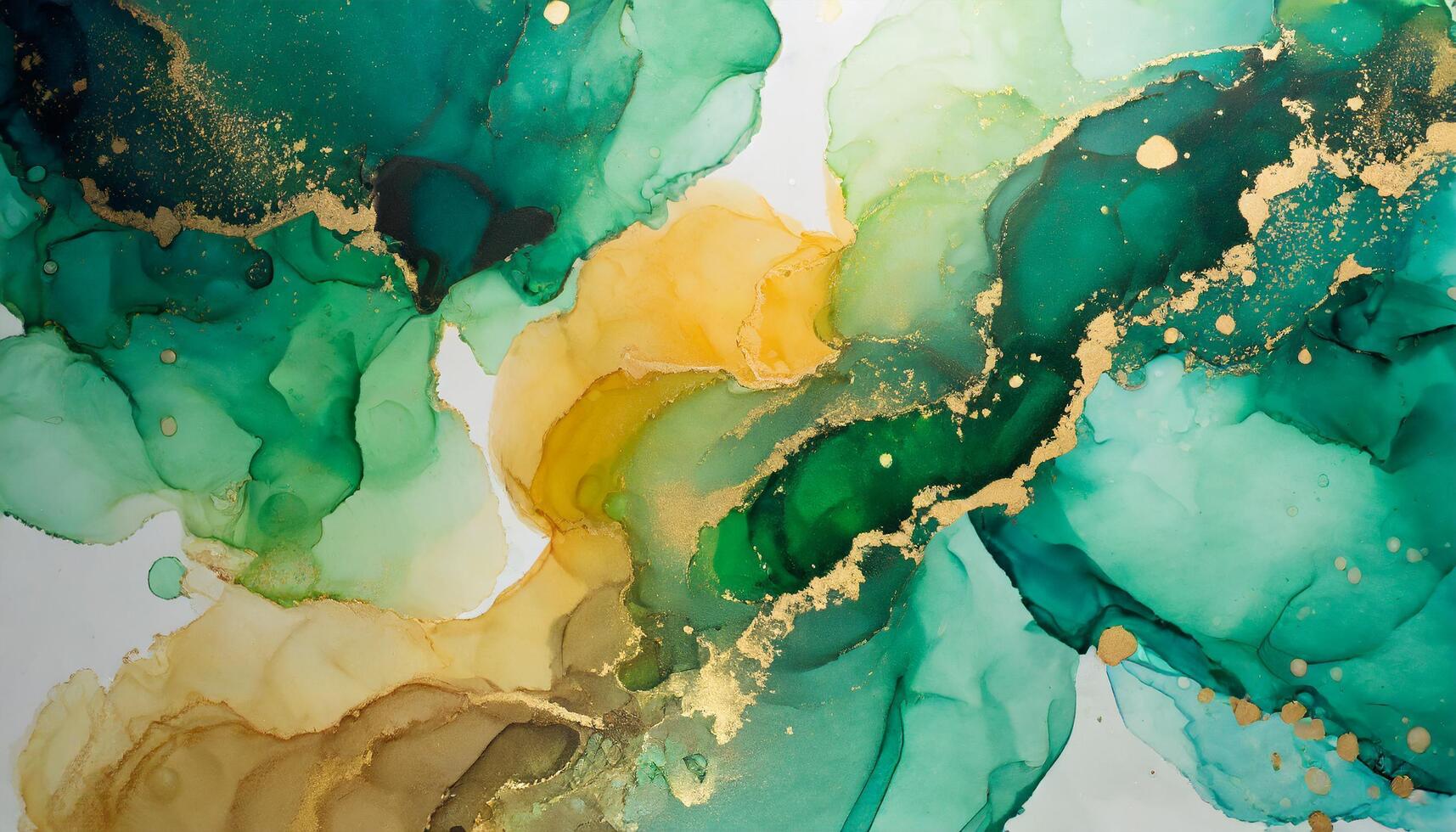 AI generated Generated image of Abstract Liquid Watercolors and Alcohol Ink Splatter photo