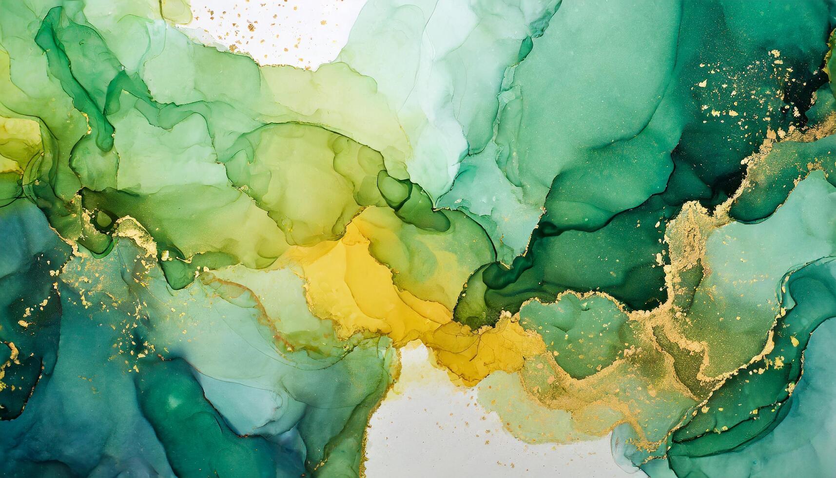 AI generated Generated image of Abstract Liquid Watercolors and Alcohol Ink Splatter photo
