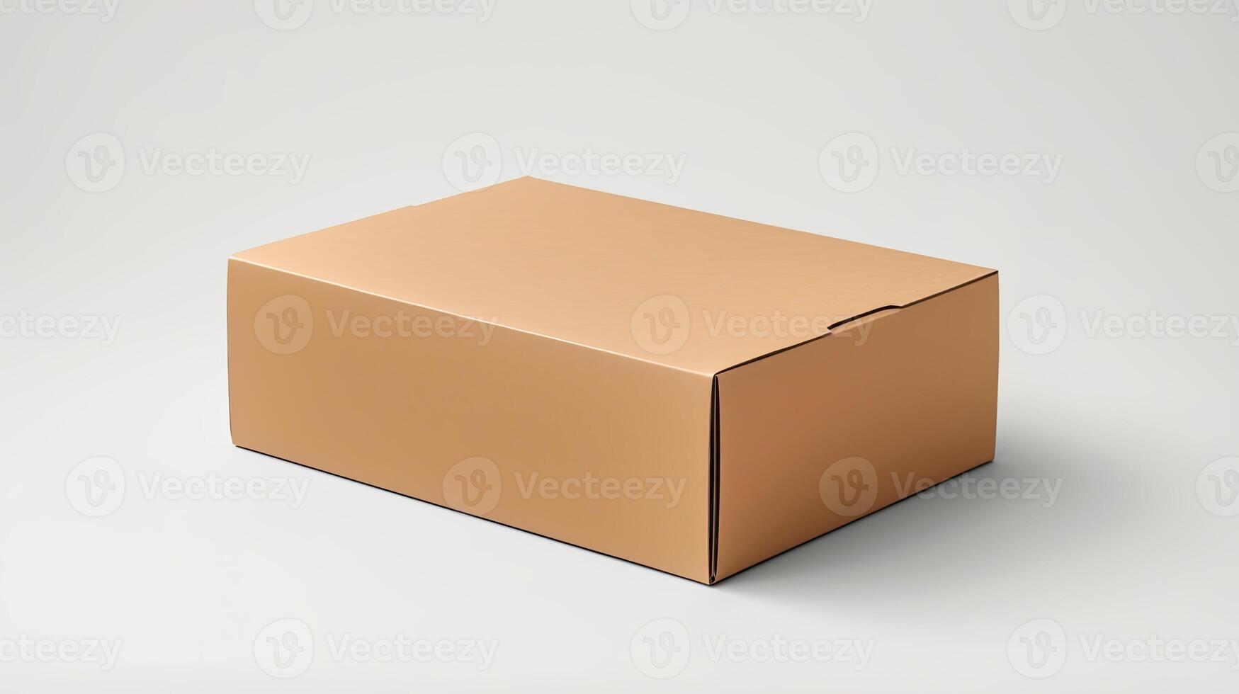 AI generated shipping package box ai generated photo