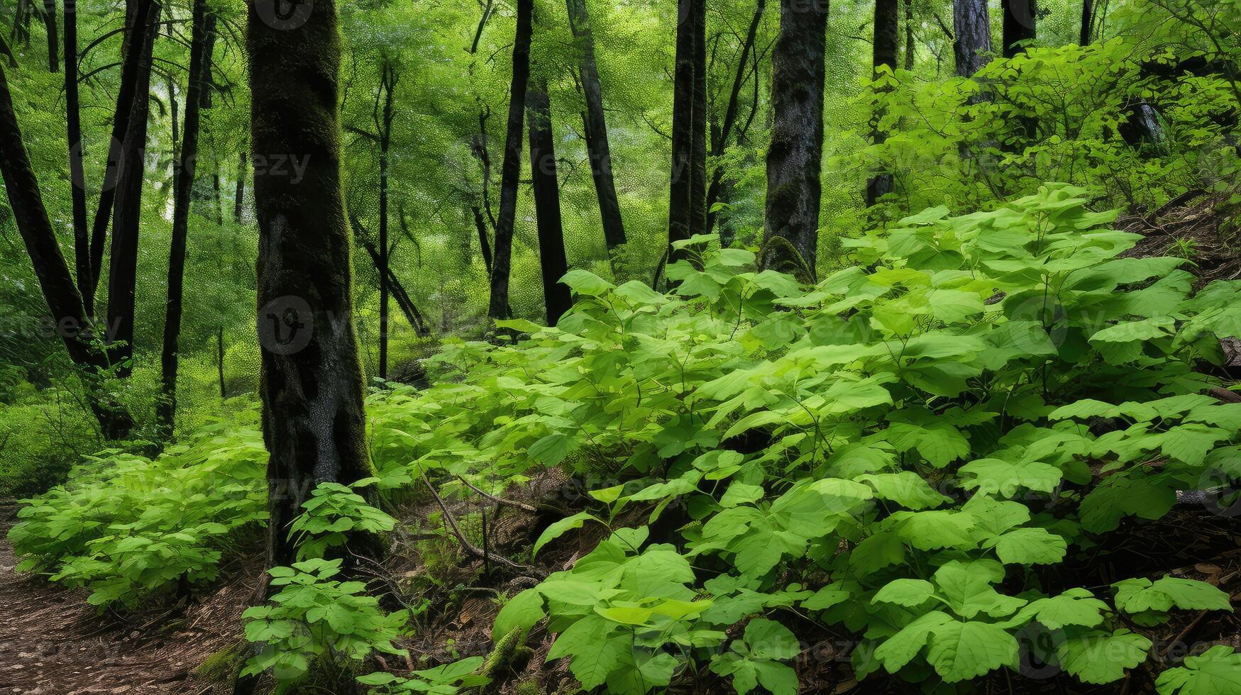 ai generado alérgico veneno roble ai generado foto