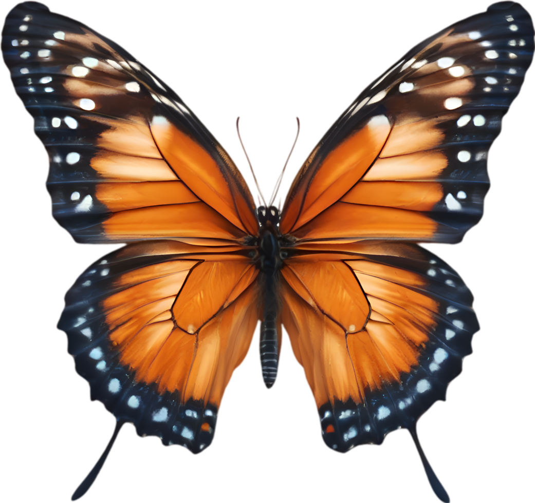 AI generated Colorful and elegant butterfly image. png