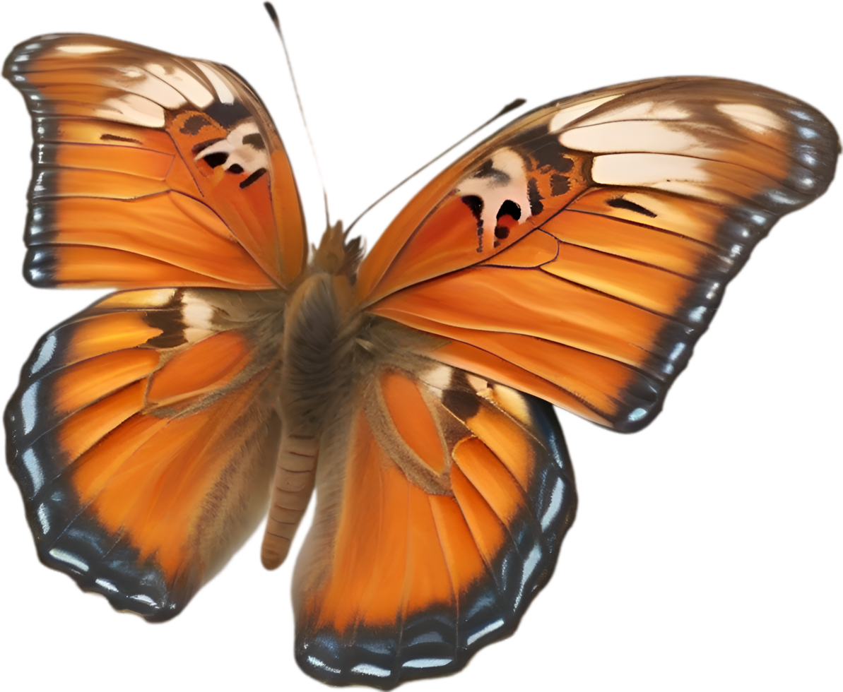 AI generated Colorful and elegant butterfly image. png