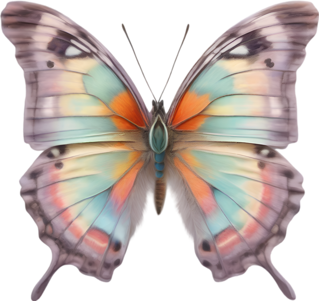 AI generated Colorful and elegant butterfly image. png