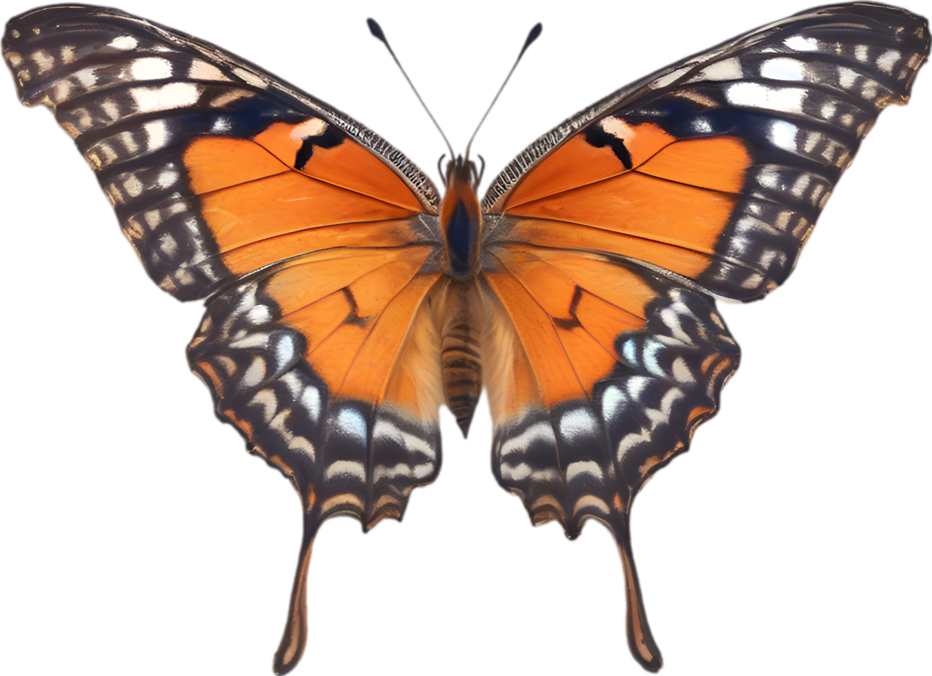 AI generated Colorful and elegant butterfly image. png