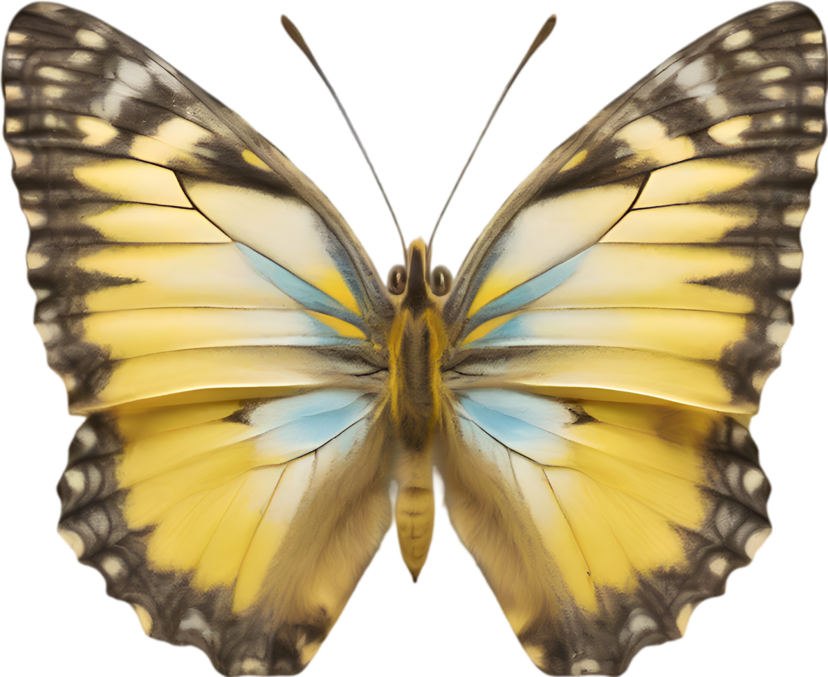 AI generated Colorful and elegant butterfly image. png