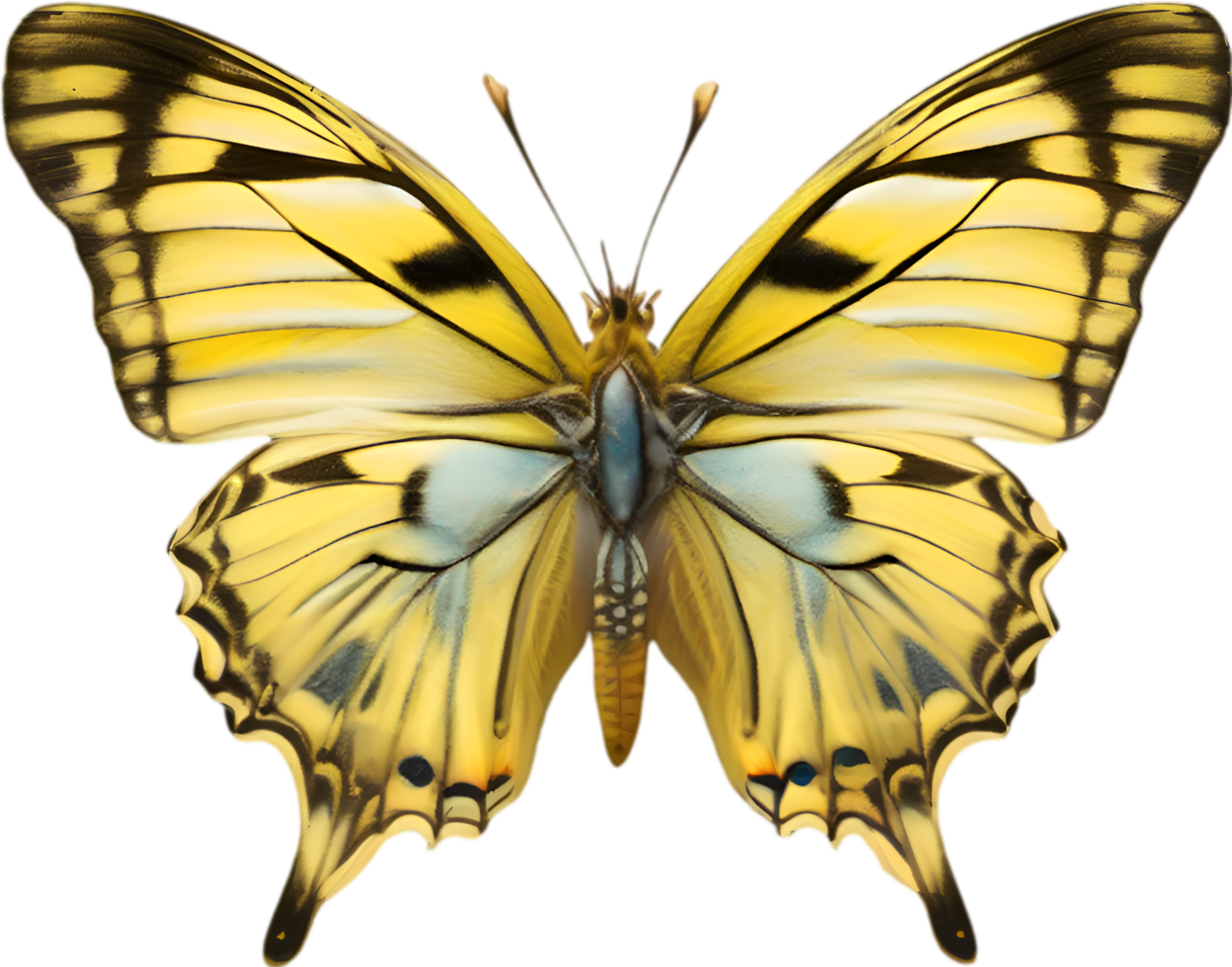 AI generated Colorful and elegant butterfly image. png