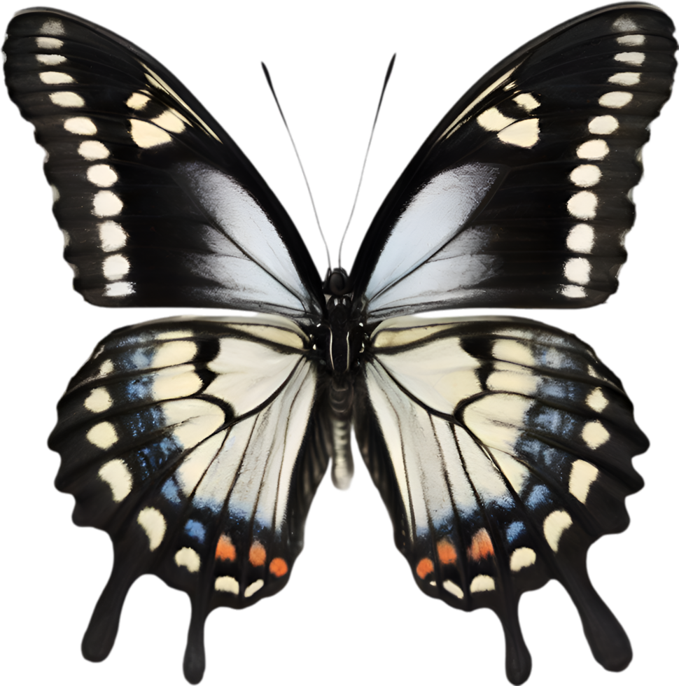 AI generated Colorful and elegant butterfly image. png