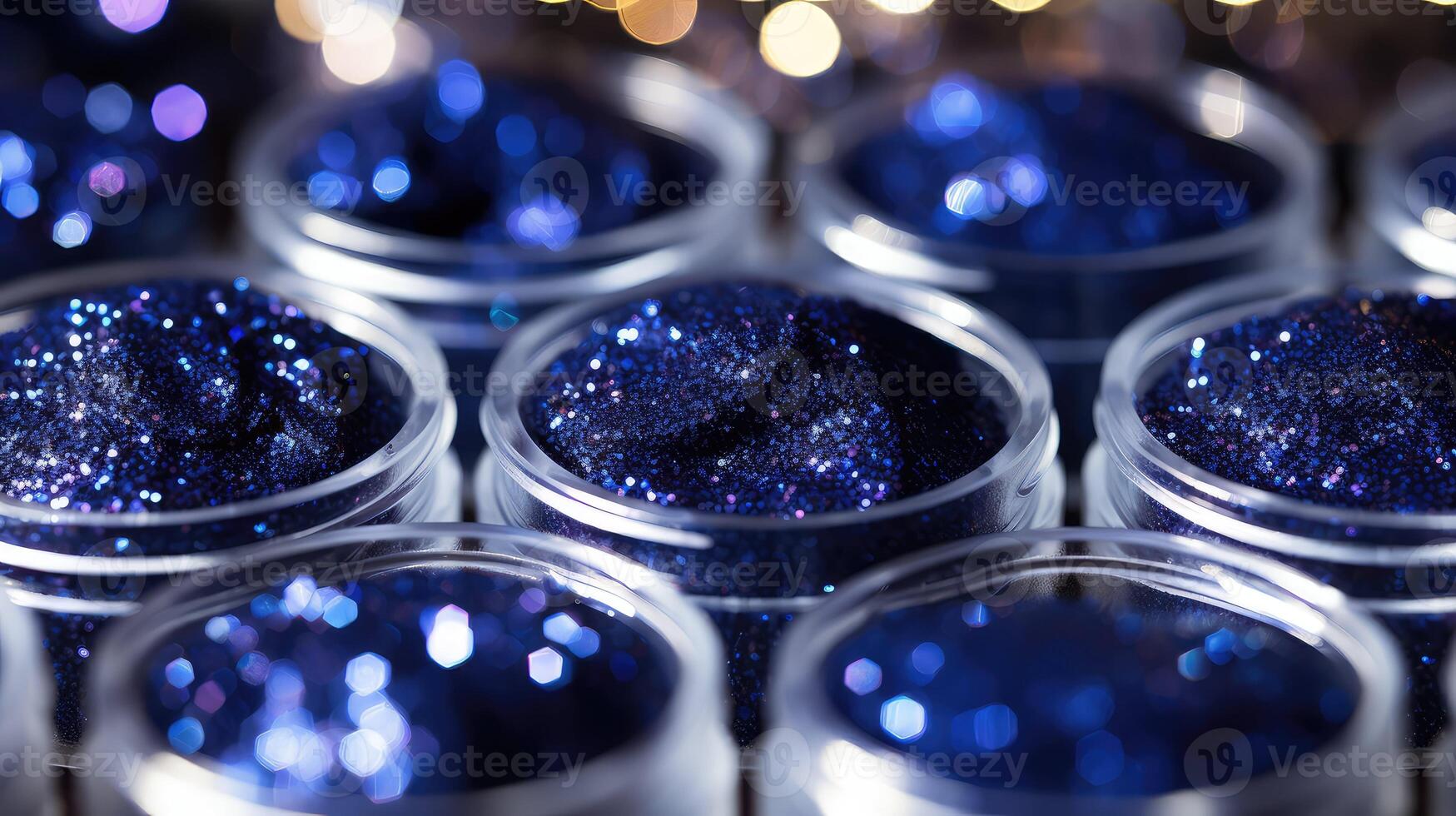 AI generated glamorous navy blue glitter ai generated photo