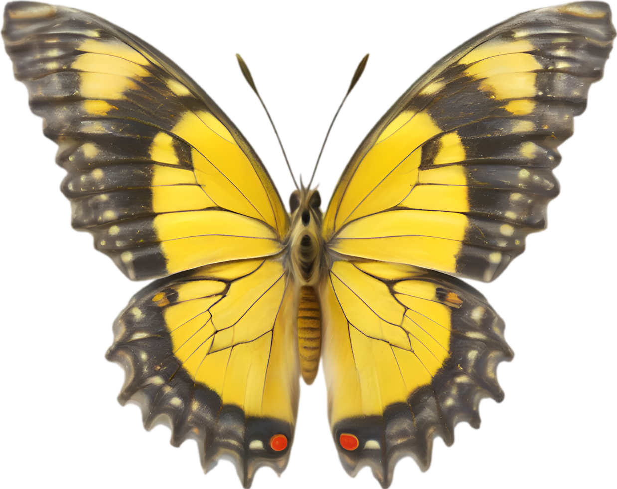 AI generated Colorful and elegant butterfly image. png