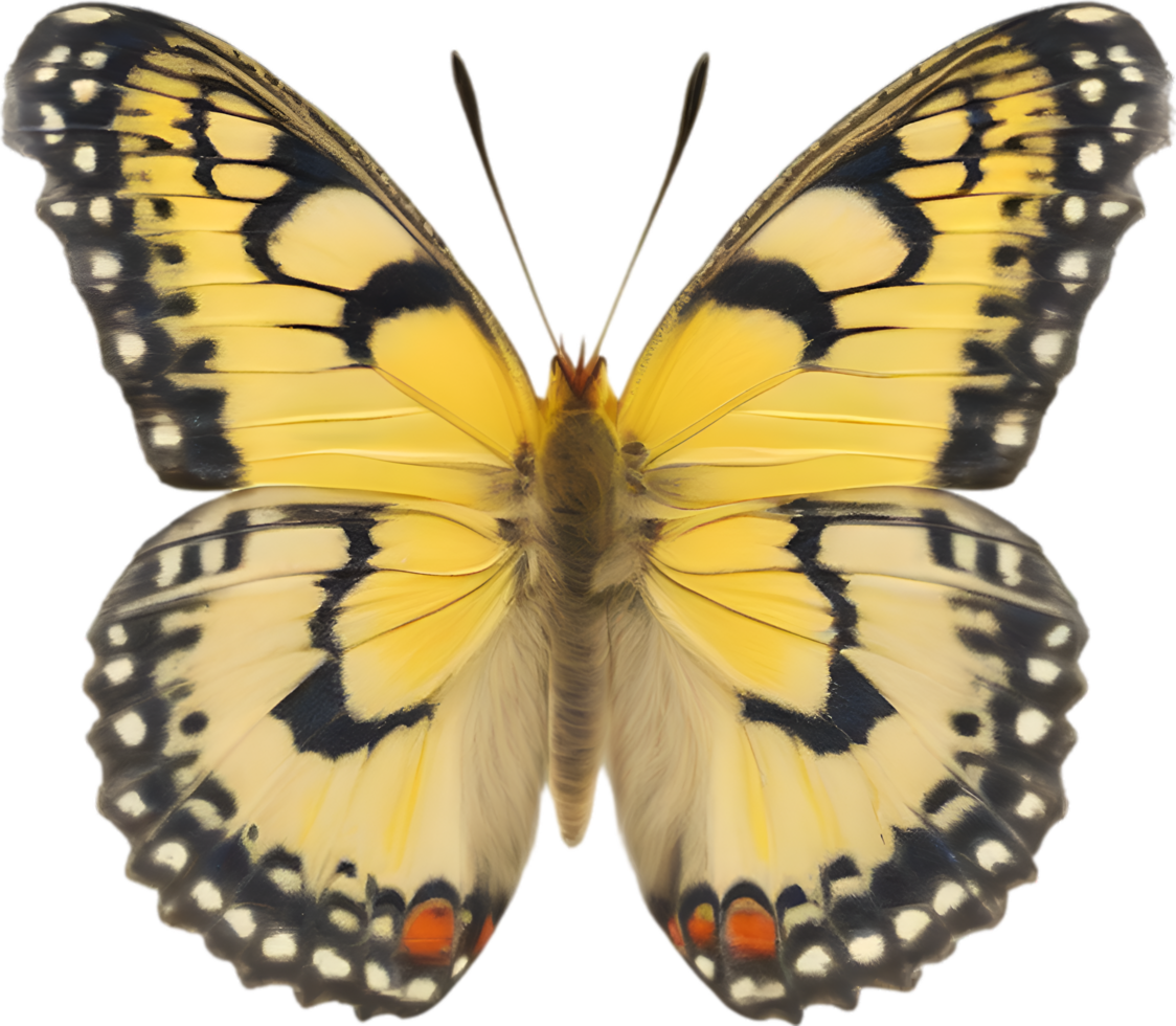 AI generated Colorful and elegant butterfly image. png