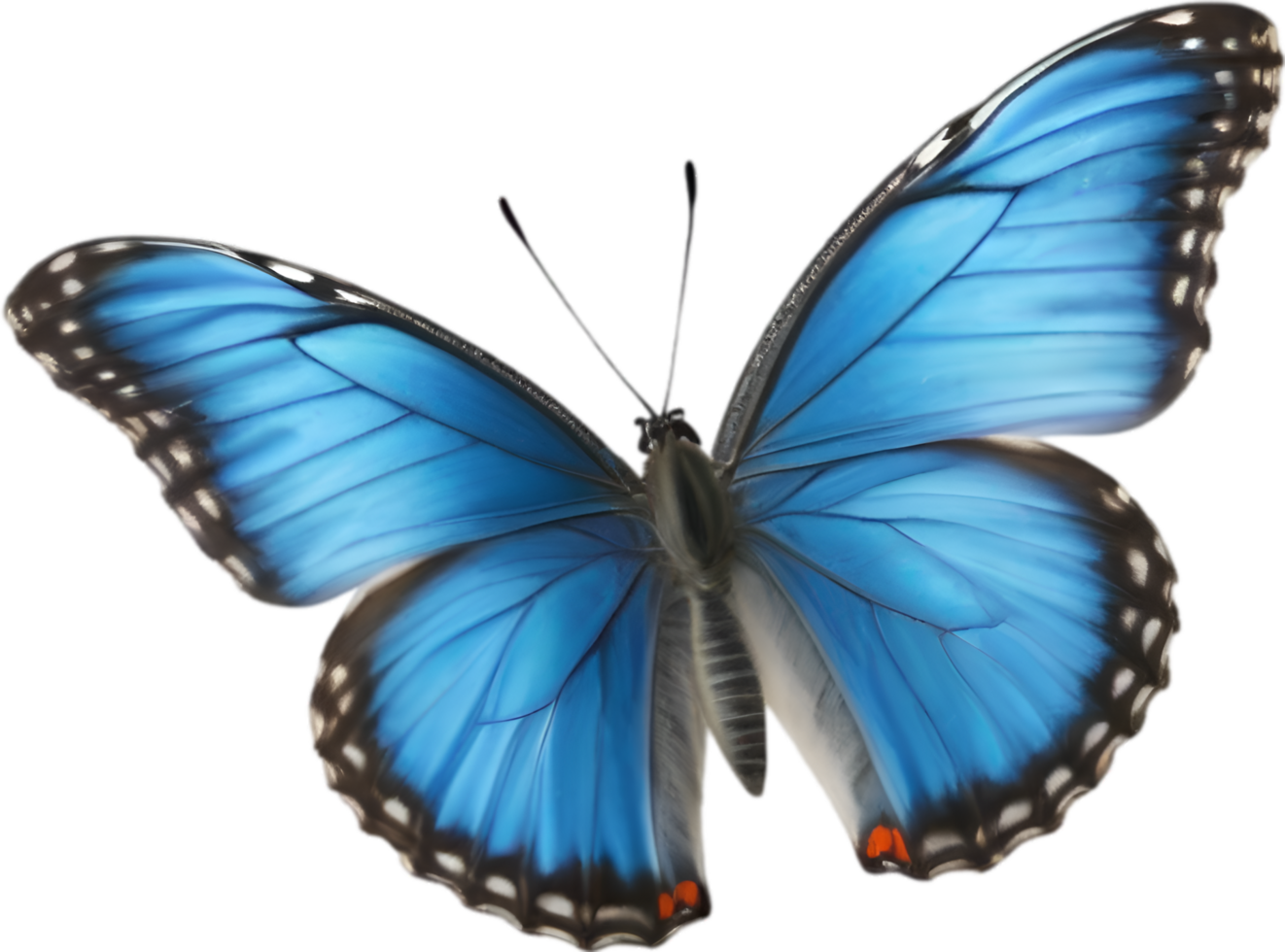 AI generated Colorful and elegant butterfly image. png