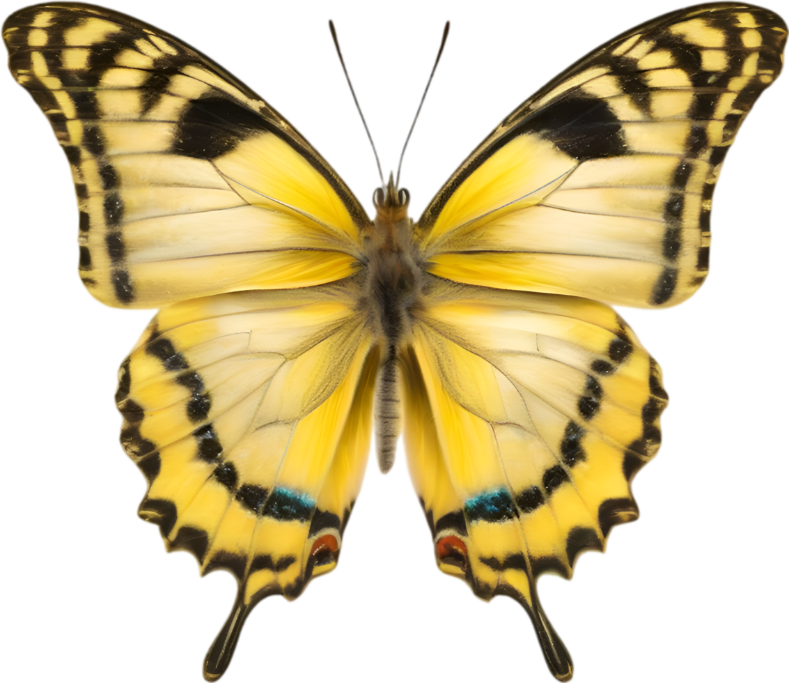 AI generated Colorful and elegant butterfly image. png