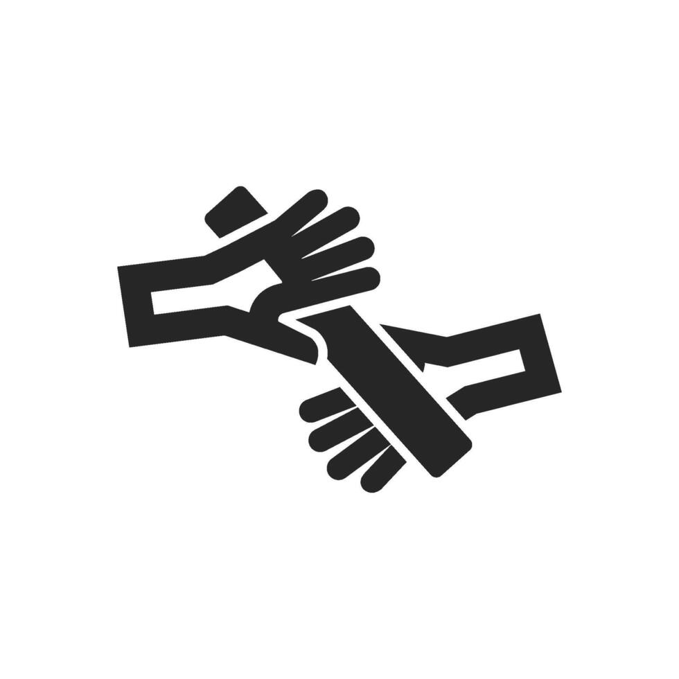 Relay run icon in thick outline style. Black and white monochrome vector illustration.