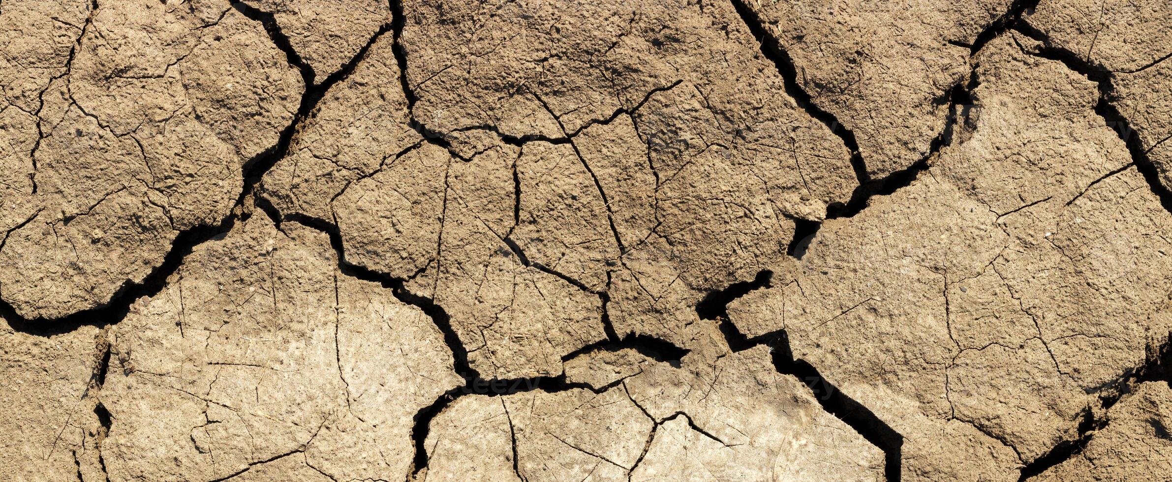 cracks in the ground background, black earth photo