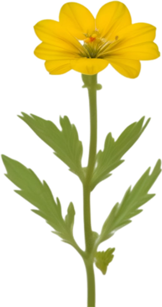 AI generated Primrose clipart. A cute Primrose flower icon. png