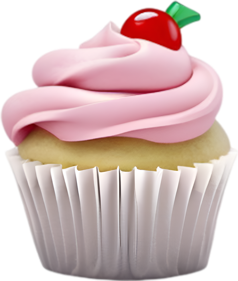 AI generated Cupcake icon, a cute colorful Cupcake icon. png