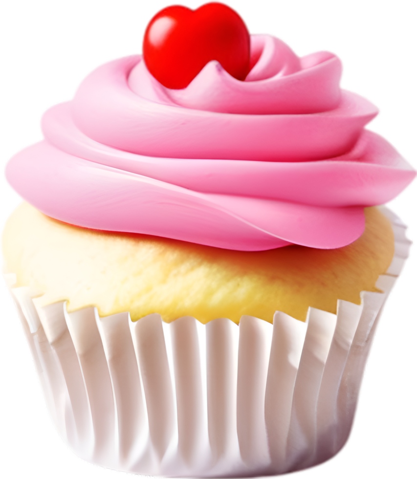 AI generated Cupcake icon, a cute colorful Cupcake icon. png