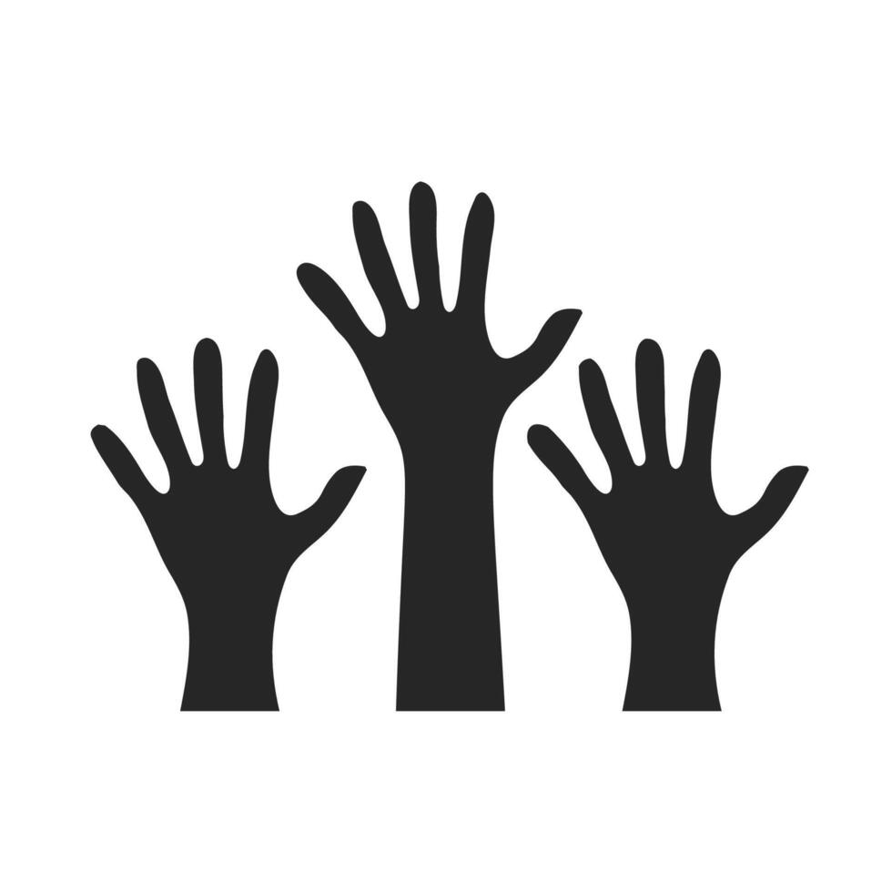 Hand drawn Hands vector illustration