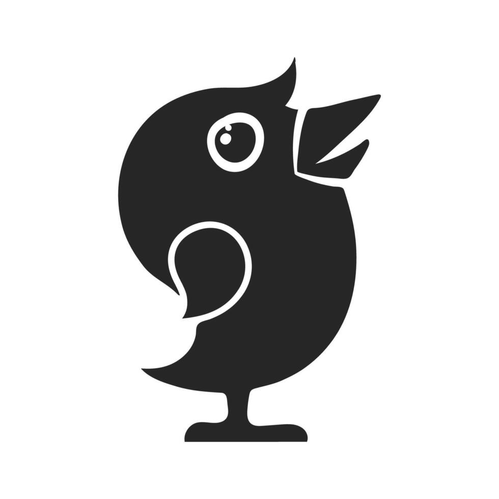 Hand drawn Bird vector illustration
