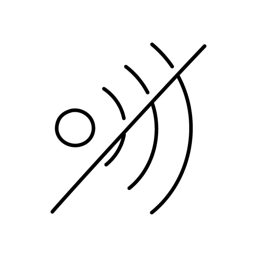 Sound icon disabled. Hand drawn vector illustration. Editable line stroke.