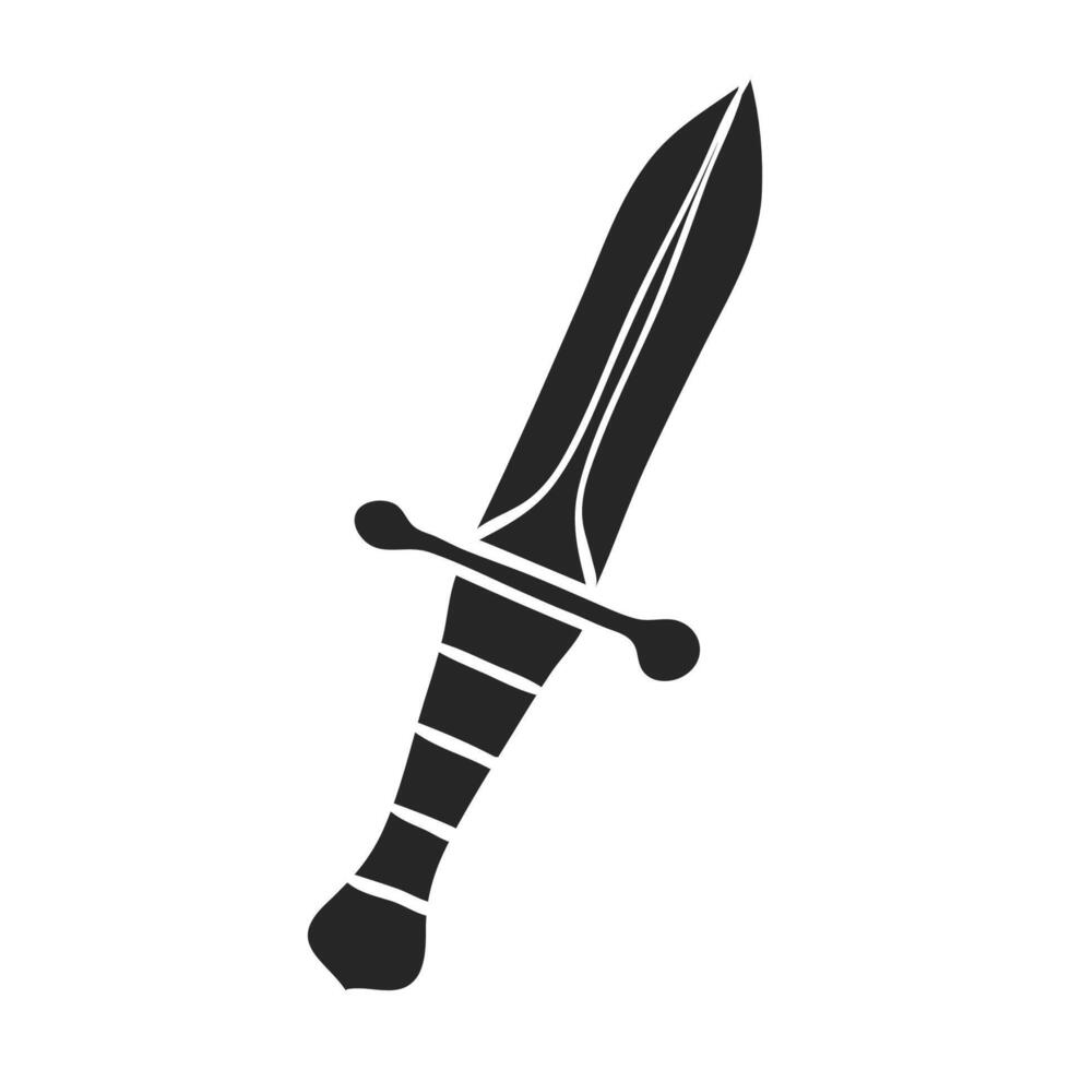 Hand drawn Knife vector illustration