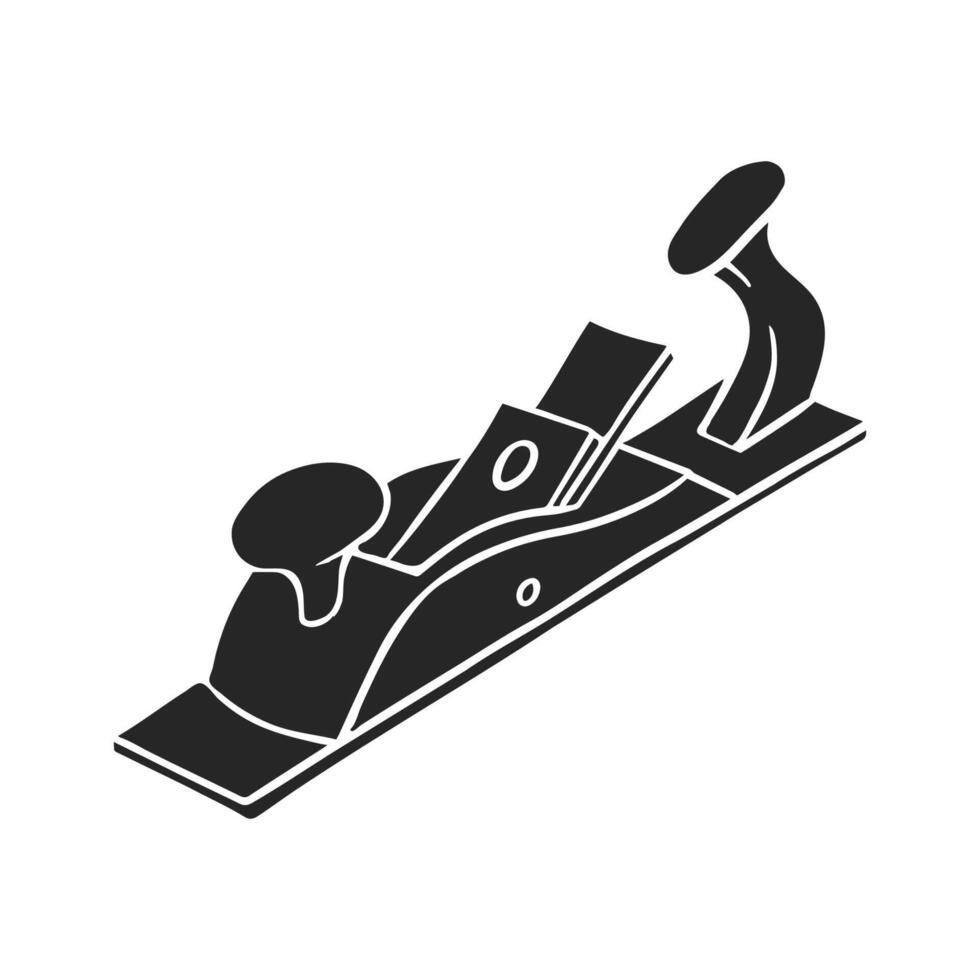 Hand drawn hand planer vector illustration