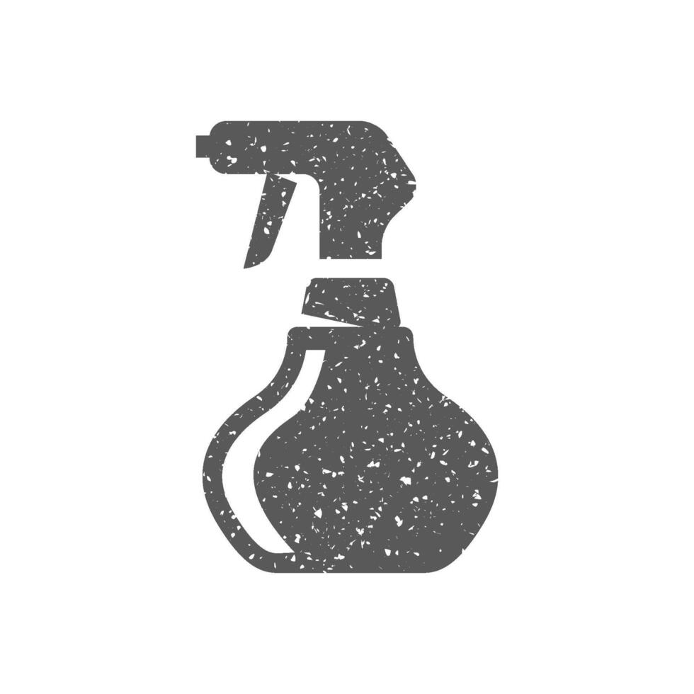 Sprayer icon in grunge texture vector illustration