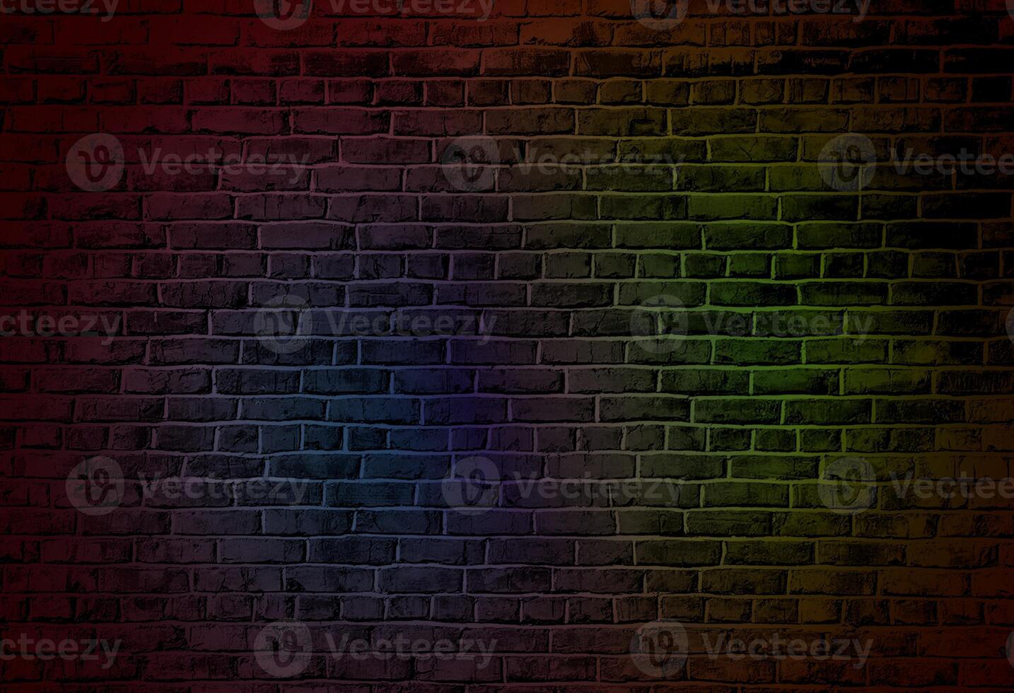 wall brick background for design photo