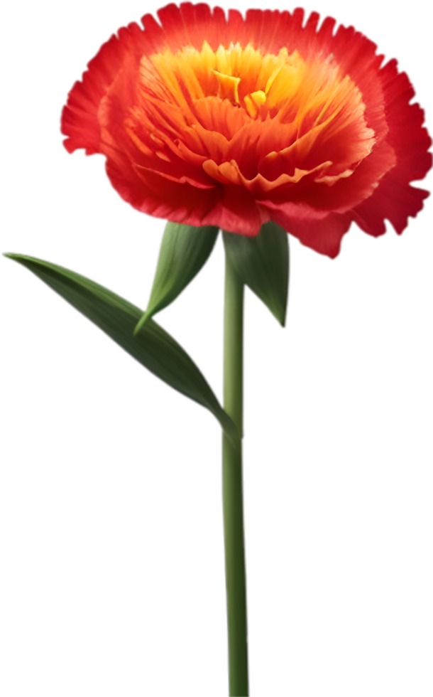 AI generated Carnation clipart. A cute Carnation flower icon. png