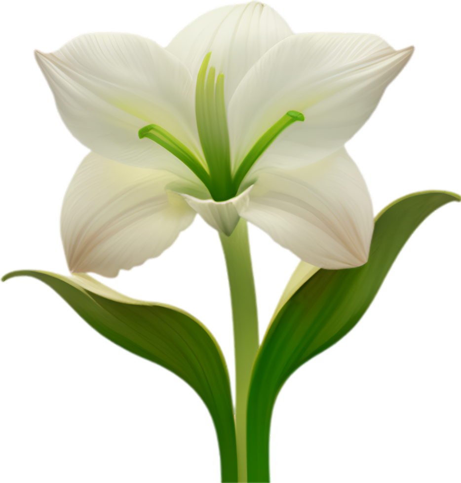 ai genererad amaryllis ClipArt. en söt amaryllis blomma ikon. png