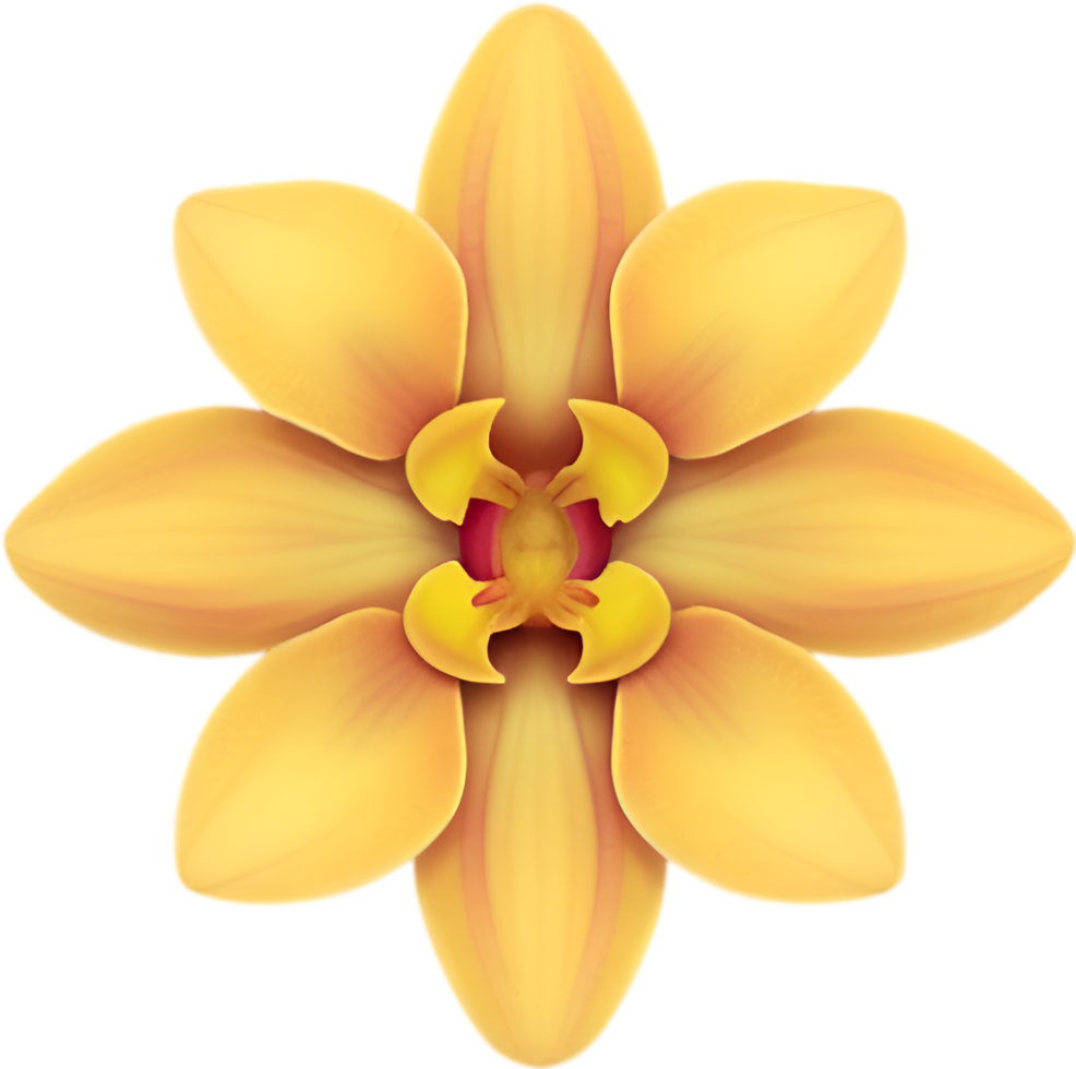 AI generated Flower icon, close-up of a cute colorful flower icon. png