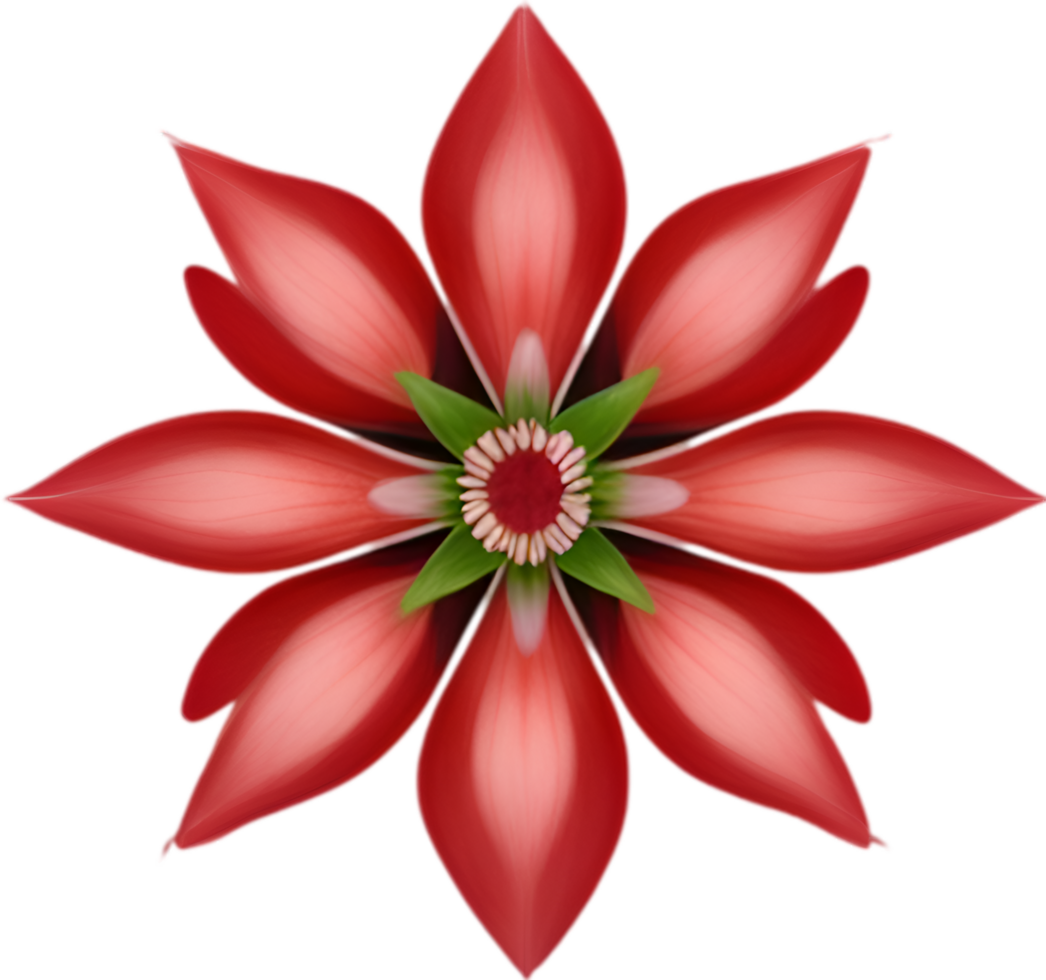 AI generated Flower icon, close-up of a cute colorful flower icon. png