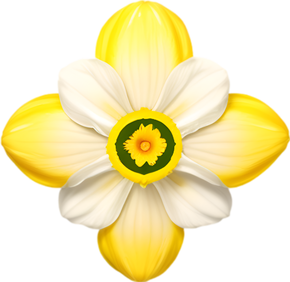 AI generated Flower icon, close-up of a cute colorful flower icon. png