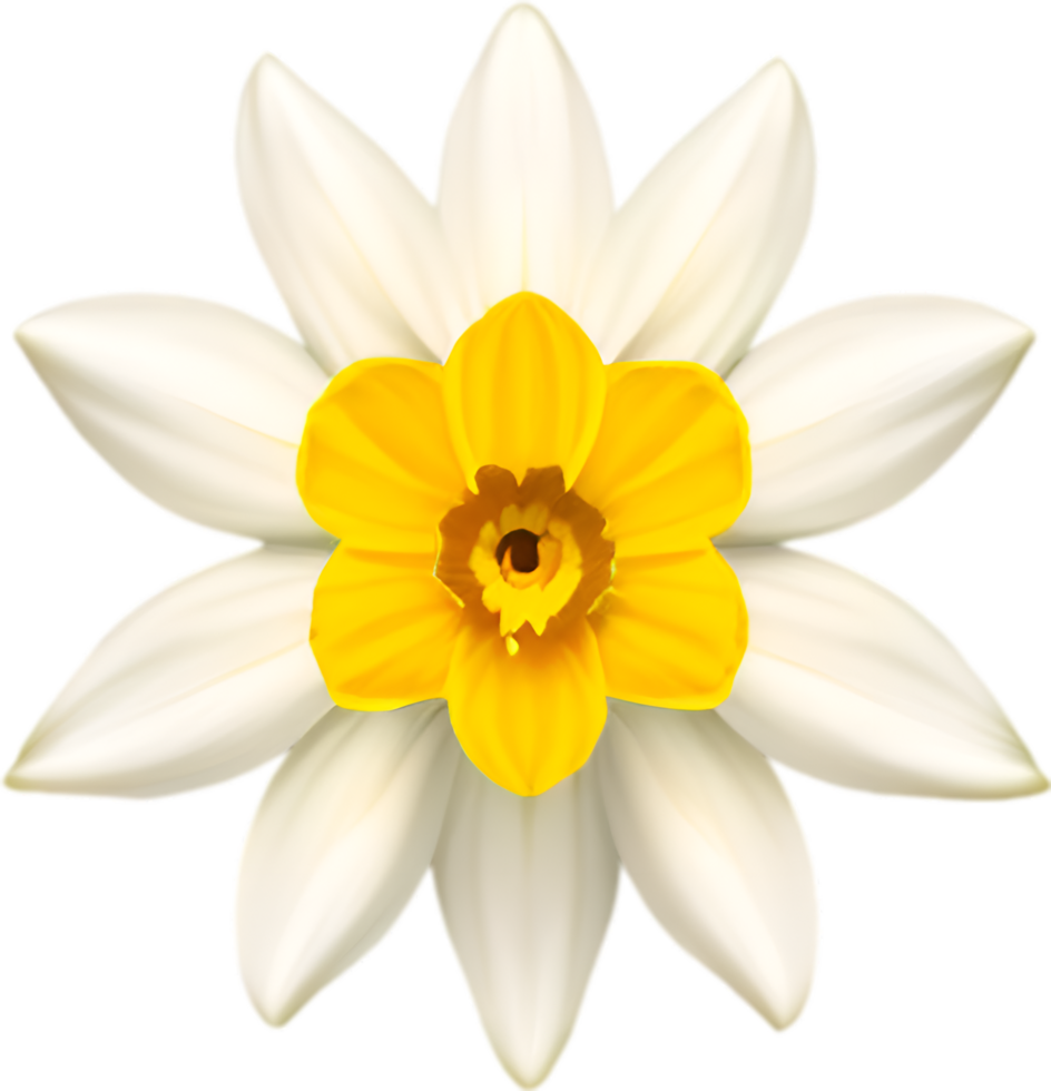 AI generated Flower icon, close-up of a cute colorful flower icon. png