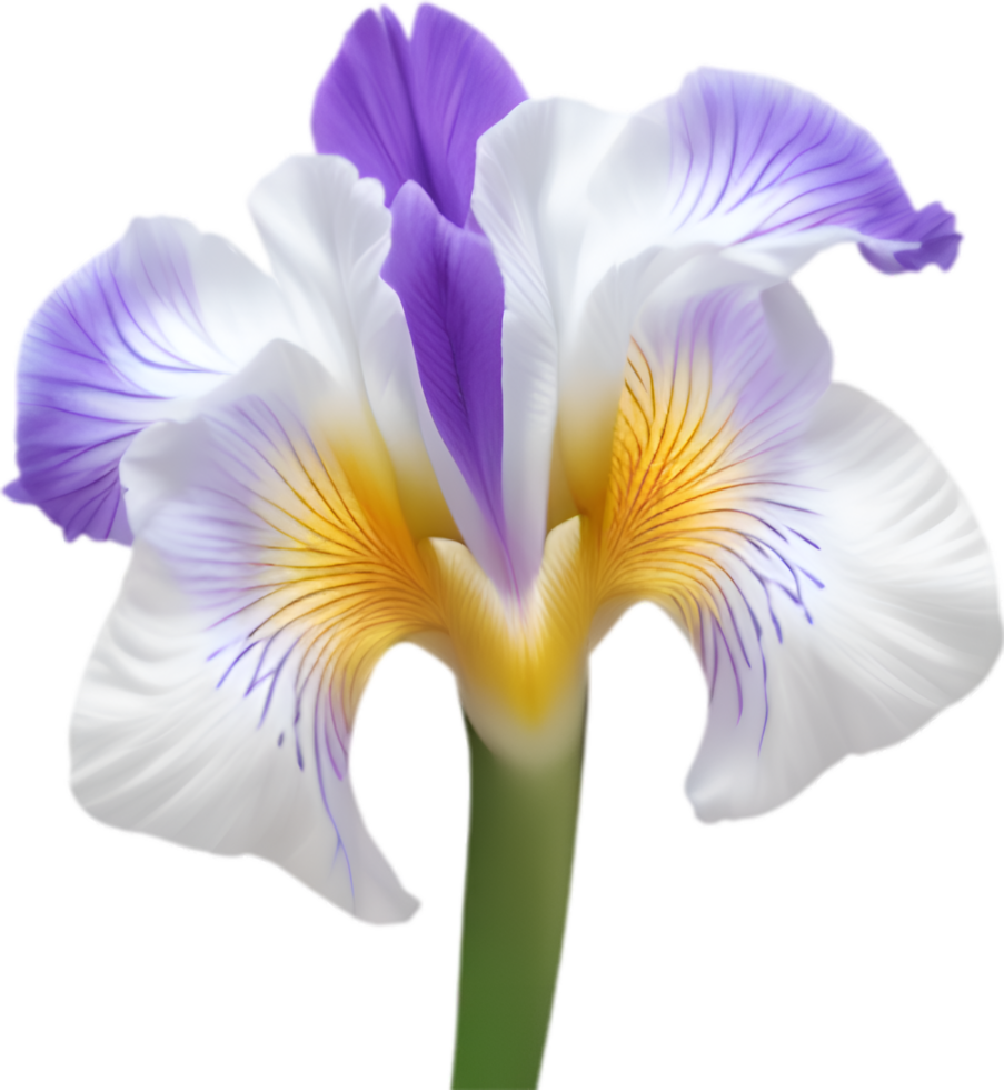 AI generated Flower icon, close-up of a cute colorful flower icon. png