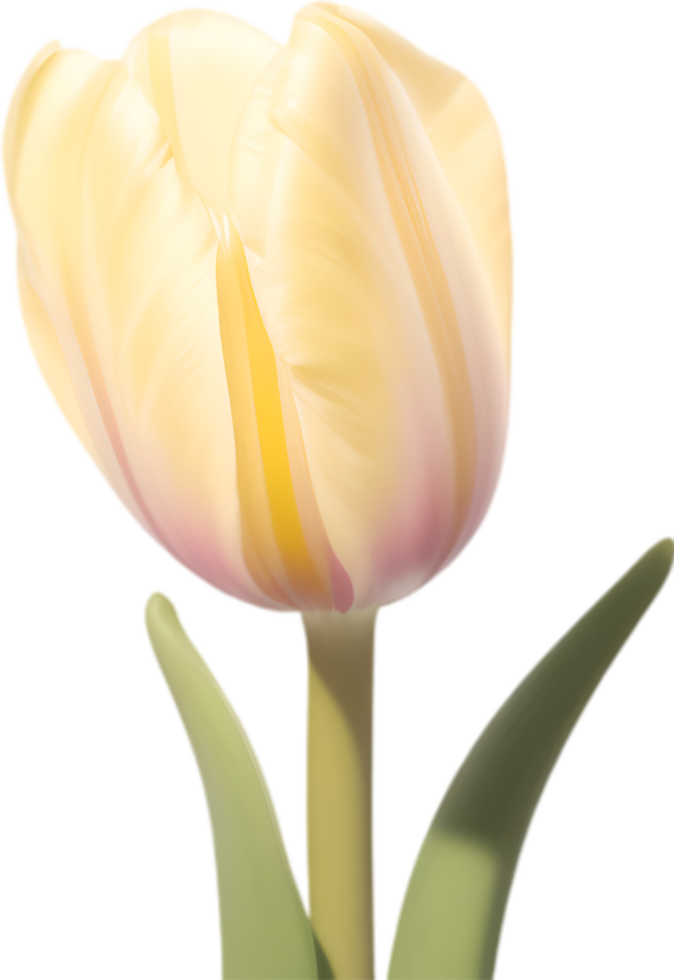 AI generated Flower icon, close-up of a cute colorful flower icon. png