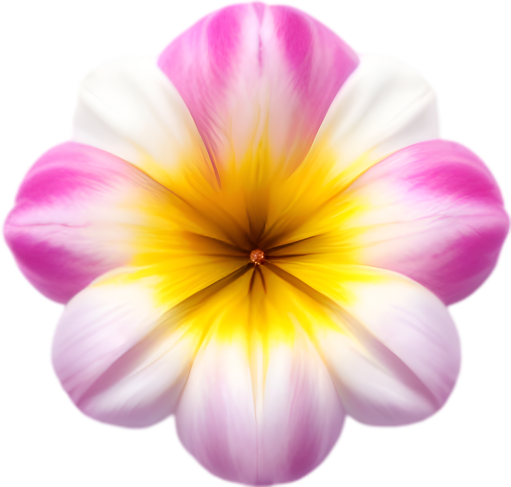 AI generated Flower icon, close-up of a cute colorful flower icon. png