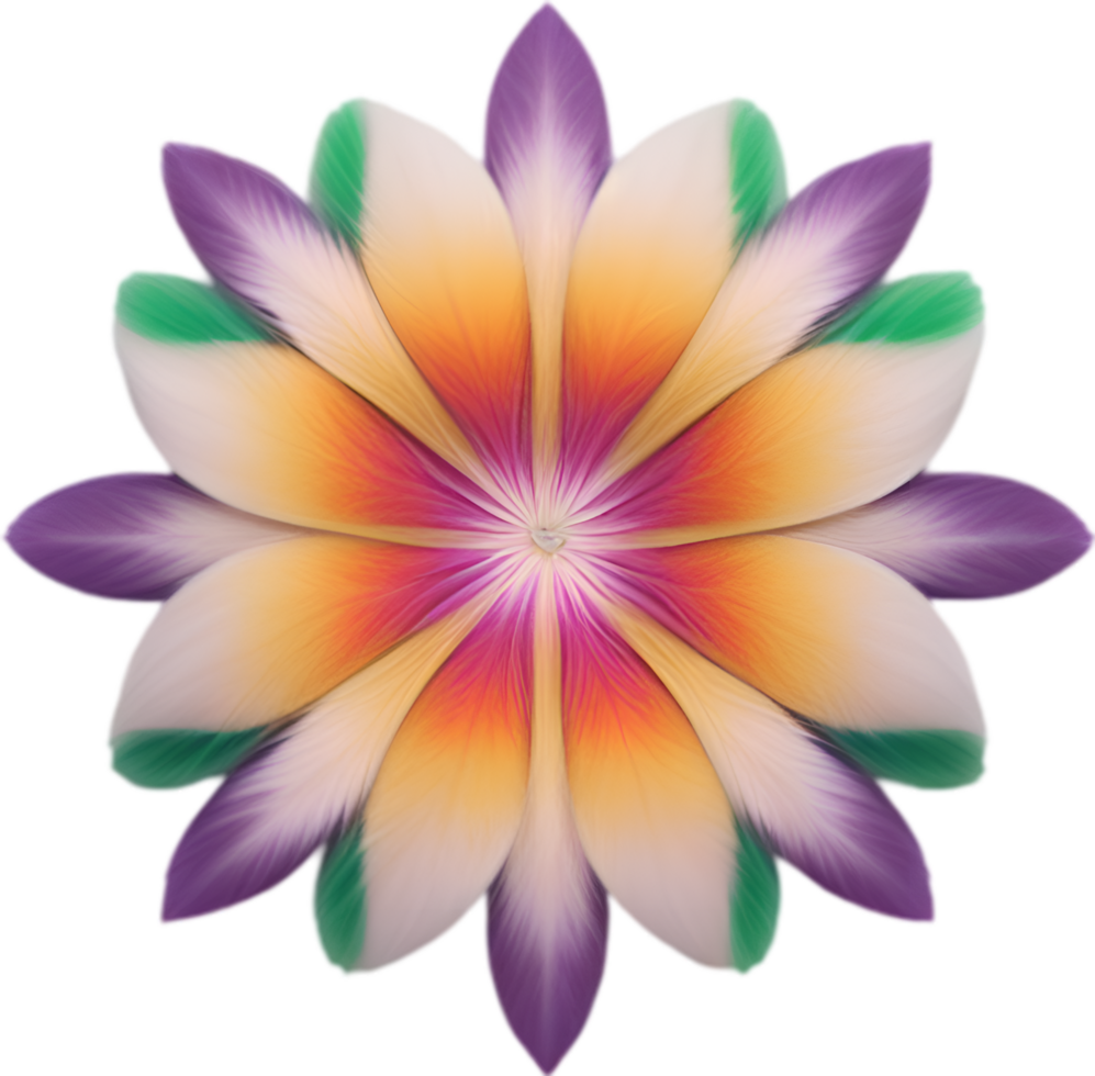AI generated Flower icon, close-up of a cute colorful flower icon. png