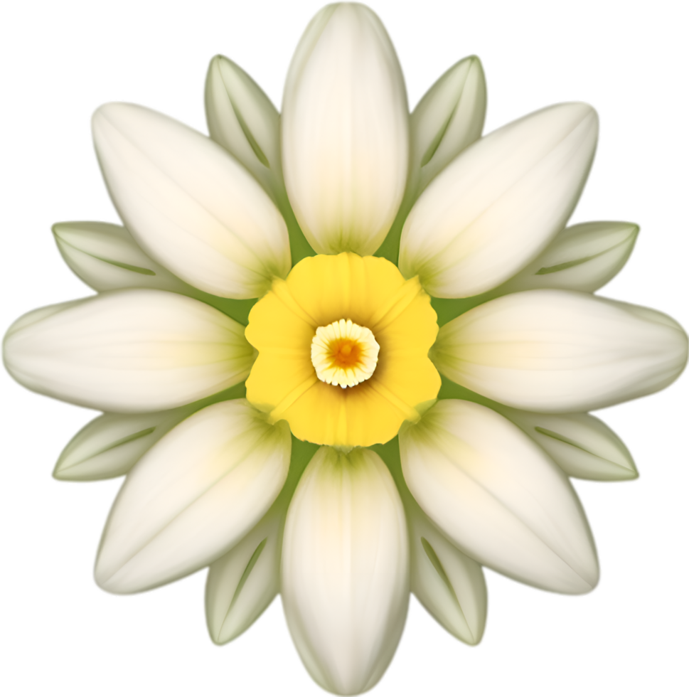 AI generated Flower icon, close-up of a cute colorful flower icon. png