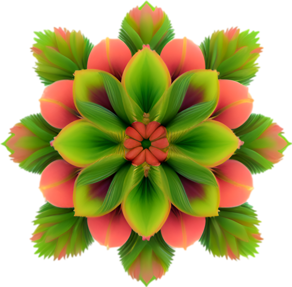 AI generated Flower icon, close-up of a cute colorful flower icon. png